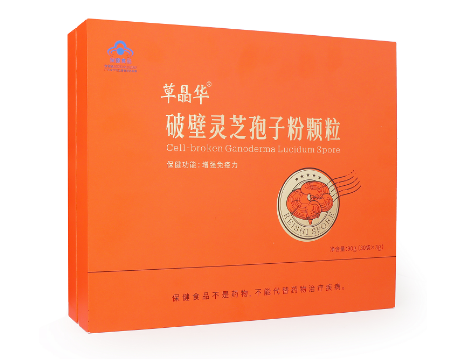 草晶华破壁灵芝孢子粉颗粒